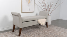 Load image into Gallery viewer, Farrah Upholstered Rolled Arms Storage Bench image
