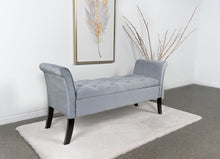 Load image into Gallery viewer, Farrah Upholstered Rolled Arms Storage Bench
