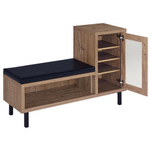 Load image into Gallery viewer, Teller 1-door Entryway Shoe Storage Cabinet Natural Oak
