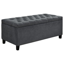 Load image into Gallery viewer, Samir Lift Top Storage Bench Charcoal image
