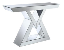 Load image into Gallery viewer, Cerecita Console Table with Triangle Base Clear Mirror image
