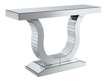 Load image into Gallery viewer, Saanvi Console Table with U-shaped Base Clear Mirror image
