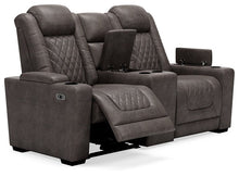 Load image into Gallery viewer, HyllMont Power Reclining Loveseat with Console

