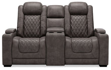 Load image into Gallery viewer, HyllMont Power Reclining Loveseat with Console image
