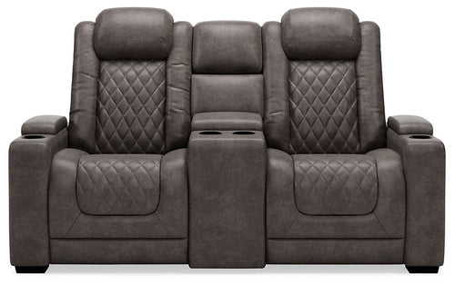 HyllMont Power Reclining Loveseat with Console image