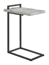 Load image into Gallery viewer, Maxwell C-shaped Accent Table Cement and Gunmetal
