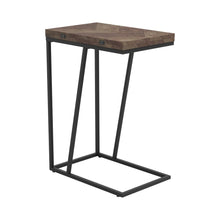 Load image into Gallery viewer, Carly Expandable Chevron Rectangular Accent Table Tobacco image
