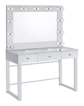 Load image into Gallery viewer, Umbridge 3-drawer Vanity with Lighting Chrome and White image
