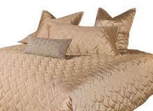Load image into Gallery viewer, AICO Cosmopolitan 3-pc Queen Coverlet Set in Champagne image
