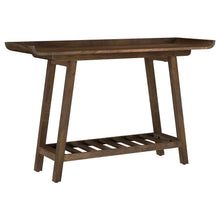 Load image into Gallery viewer, Ornelas 46-inch Console Table with Slatted Shelf Mango Brown
