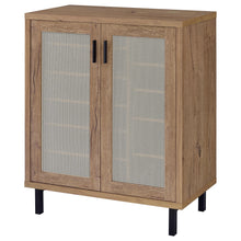 Load image into Gallery viewer, Teller 2-door Shoe Storage Cabinet Natural Oak
