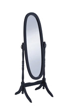 Load image into Gallery viewer, Foyet Oval Cheval Mirror Black image
