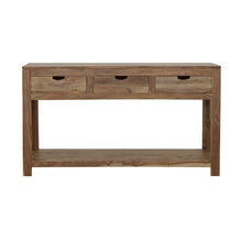 Load image into Gallery viewer, Esther 3-drawer Storage Console Table Natural Sheesham image
