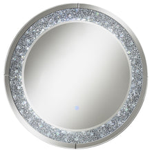 Load image into Gallery viewer, Lixue Round Wall Mirror with LED Lighting Silver image
