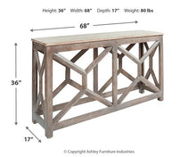 Load image into Gallery viewer, Lanzburg Sofa/Console Table
