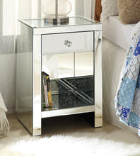 Load image into Gallery viewer, Noralie Mirrored &amp; Faux Diamonds Accent Table
