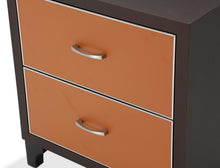 Load image into Gallery viewer, 21 Cosmopolitan 2 Drawer Nightstand in Orange/Umber
