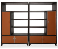 Load image into Gallery viewer, 21 Cosmopolitan 2pc Bookcase in Umber/Orange image

