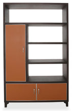 Load image into Gallery viewer, 21 Cosmopolitan 2pc Bookcase in Umber/Orange
