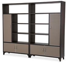 Load image into Gallery viewer, 21 Cosmopolitan 2pc Bookcase in Umber/Taupe image
