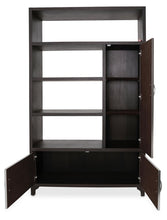 Load image into Gallery viewer, 21 Cosmopolitan 2pc Bookcase in Umber/Taupe

