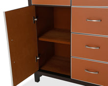 Load image into Gallery viewer, 21 Cosmopolitan 6 Drawer Chest in Orange/Umber
