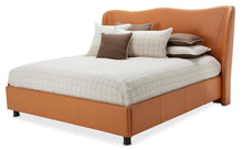 Load image into Gallery viewer, 21 Cosmopolitan Eastern King Upholstered Wing Bed in Orange image
