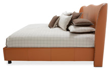 Load image into Gallery viewer, 21 Cosmopolitan Eastern King Upholstered Wing Bed in Orange
