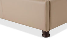 Load image into Gallery viewer, 21 Cosmopolitan Queen Upholstered Tufted Bed in Taupe/Umber
