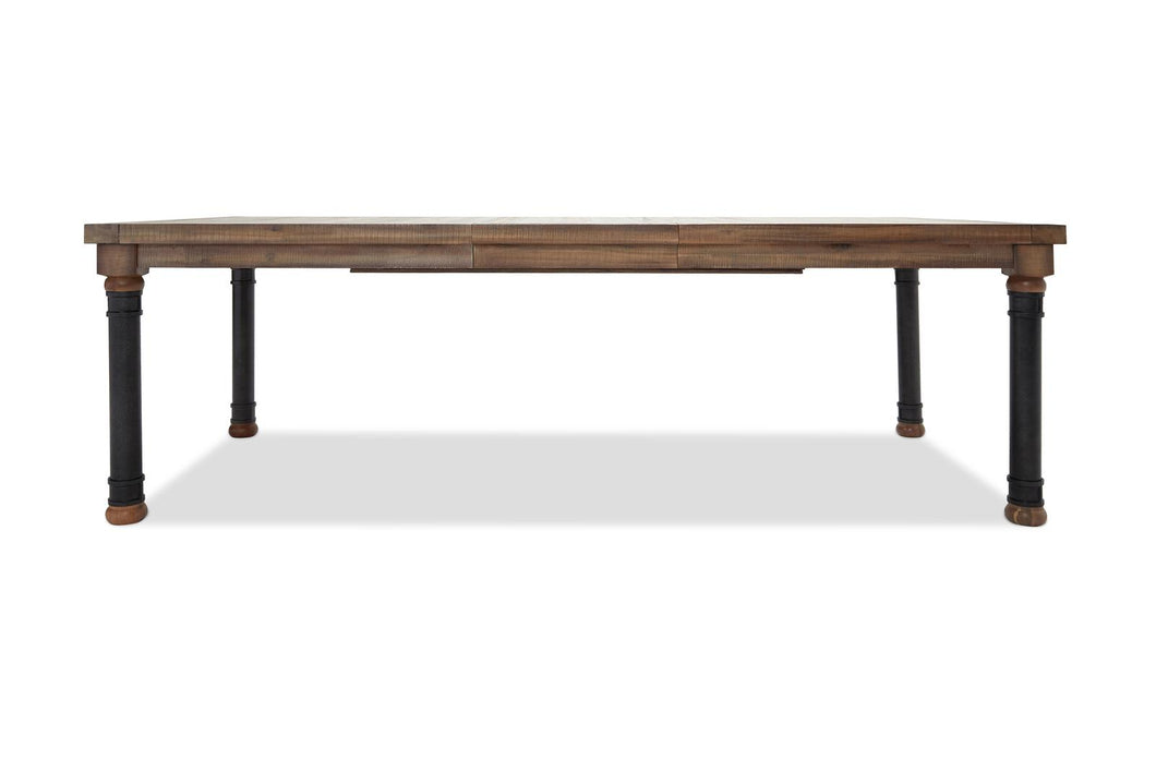 Crossings Rectangle Dining Table w/ Extension Leaf in Reclaimed Barn image