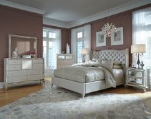 Load image into Gallery viewer, Hollywood Loft Upholstered Dresser in Frost
