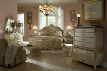 Load image into Gallery viewer, Lavelle Queen Wing Mansion Bed in Blanc 54000QNWM-04
