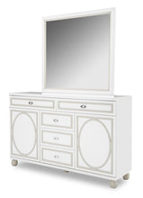 Load image into Gallery viewer, Sky Tower Dresser Mirror in White Cloud
