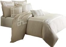 Load image into Gallery viewer, Avenue A 10-pc King Comforter Set in Natural image
