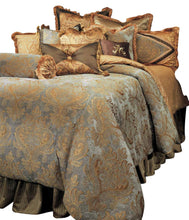Load image into Gallery viewer, Elizabeth 12-pc Queen Comforter Set in Aqua image
