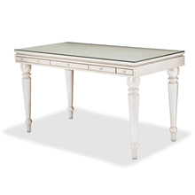 Load image into Gallery viewer, Glimmering Heights 2pc Writing Desk w/Glass Top in Ivory image
