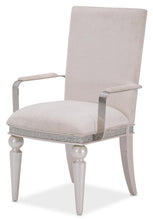Load image into Gallery viewer, Glimmering Heights Upholstered Arm Chair in Ivory (Set of 2) image
