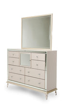 Load image into Gallery viewer, Hollywood Loft Rectangular Dresser Mirror in Frost
