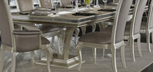 Load image into Gallery viewer, Hollywood Swank Rectangular Dining Table in Pearl Caviar

