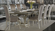 Load image into Gallery viewer, Hollywood Swank Rectangular Dining Table in Pearl Caviar
