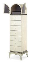 Load image into Gallery viewer, Hollywood Swank Upholstered Swivel Lingerie Chest in Crystal Croc
