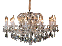 Load image into Gallery viewer, Lighting Alhambra 12 Light Chandelier in Clear and Silver image

