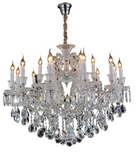Load image into Gallery viewer, Lighting Chambord 25 Light Chandelier in Clear and Chrome image
