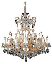 Load image into Gallery viewer, Lighting La Scala 25 Light Chandelier in Cognac and Gold
