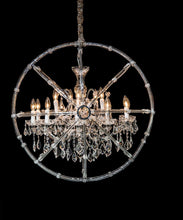 Load image into Gallery viewer, Lighting Pena 15 Light Chandelier in Clear and Chrome
