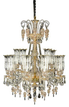 Load image into Gallery viewer, Lighting Garnier 15 Light Chandelier in Clear and Gold image
