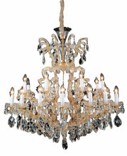 Load image into Gallery viewer, Lighting La Scala 19 Light Chandelier in Cognac and Gold image
