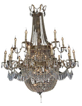 Load image into Gallery viewer, Lighting Summer Place 30 Light Chandelier in Clear and Antique image
