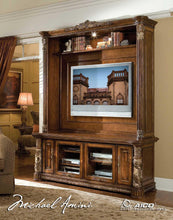 Load image into Gallery viewer, Villa Valencia Entertainment Wall in Chestnut- Base Only image
