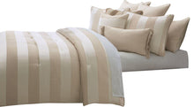 Load image into Gallery viewer, Amalfi 9-pc Queen Comforter Set in Sand image
